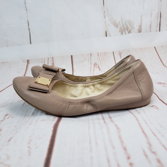 Cole Haan Tali Bow Balet Flats Sz 6 1/2 VGUC - Picture 3 of 8